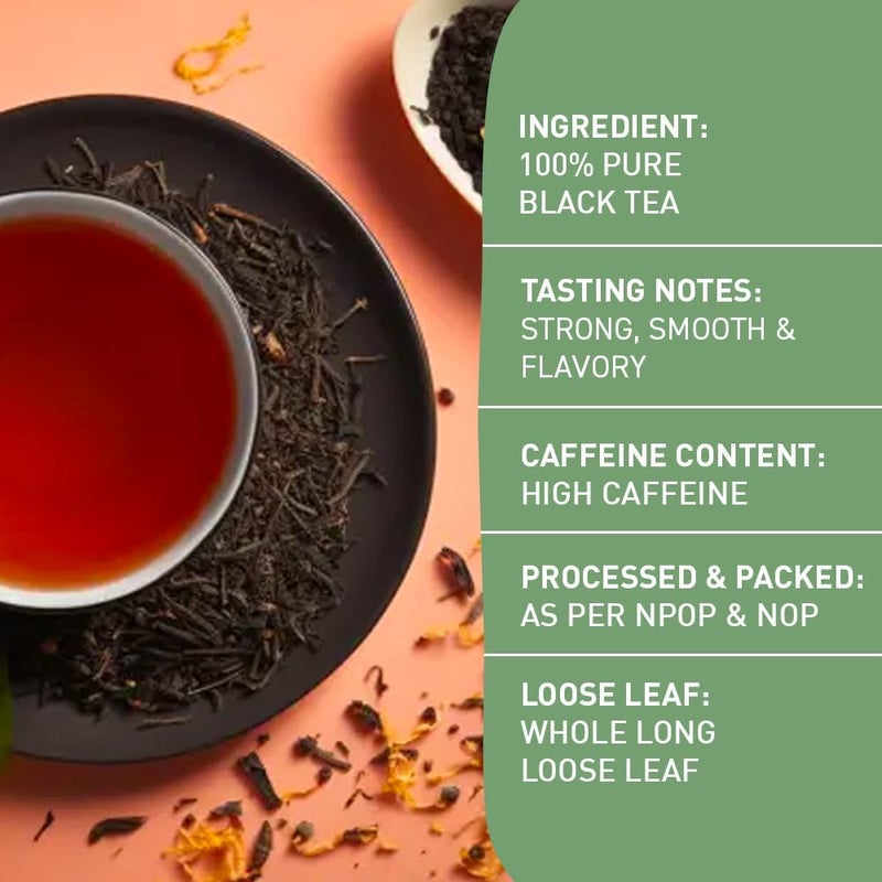 HANDPICK English Breakfast Tea Loose Leaf - 340g (12oz) Strong & Robust Black Tea - Image 3